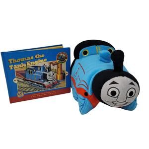 Thomas the Tank Engine Plush Pillow Pets First Friend Four Stories in One Book